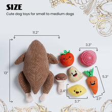 Load image into Gallery viewer, Nocciola - 7 PCS Turkey Snuffle Toy/Lot de 7 jouets Ă renifler en forme de dinde