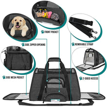 Load image into Gallery viewer, Heather Tote Bag Pet Carrier/Sac de transport pour animaux Heather Tote Bag