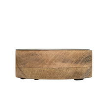 Load image into Gallery viewer, Stainless Steel Bowl with Mango Wood Holder/Bol en acier inoxydable avec support en bois de manguier