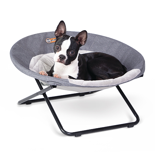 K&H Pet Products™ Elevated Cozy Cot Classy Grey