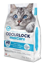 Load image into Gallery viewer, Odourlock® maxCare™ Ultra Premium Unscented Clumping Litter/Litière agglomérante non parfumée Ultra Premium 12kg
