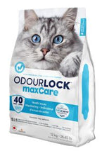 Load image into Gallery viewer, Odourlock® maxCare™ Ultra Premium Unscented Clumping Litter/Litière agglomérante non parfumée Ultra Premium 12kg