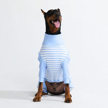 Load image into Gallery viewer, Spark Paws - Dog Pajama/Pyjama pour chien - Blue Stripes/Rayures bleues