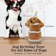 Load image into Gallery viewer, Fuzzwoof - Singing and Dancing Birthday Cake Dog Toy/Jouet pour chien gâteau d'anniversaire chantant et dansant