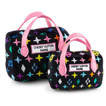 Charger l'image dans la galerie, Haute Diggity Dog - Black Monogram Chewy Vuiton Handbag
