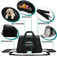 Load image into Gallery viewer, Classic Tote Bag Pet Carrier/Sac fourre-tout classique pour animaux de compagnie