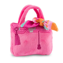 Charger l'image dans la galerie, Haute Diggity Dog - Pink "Rich Bitch" Barkin Bag Squeaker Dog Toy (Large)
