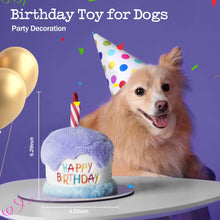 Load image into Gallery viewer, Fuzzwoof - Squeaky Birthday Cake Toy/Jouet de gâteau d'anniversaire qui grince