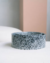 Load image into Gallery viewer, Salt & Pepper Ceramic Dog Bowl