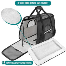 Load image into Gallery viewer, Heather Tote Bag Pet Carrier/Sac de transport pour animaux Heather Tote Bag