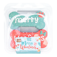 Load image into Gallery viewer, Bosco &amp; Roxy&#39;s Pre-packaged Merry Woofmas Bones (2pk)
