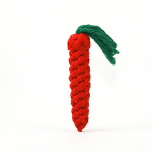 Charger l'image dans la galerie, Knotty Pawz - Carrot Rope Toys for dogs/Jouets en corde de carotte pour chiens