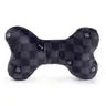 Load image into Gallery viewer, Haute Diggity Dog - Black Checker Chewy Vuiton Bones