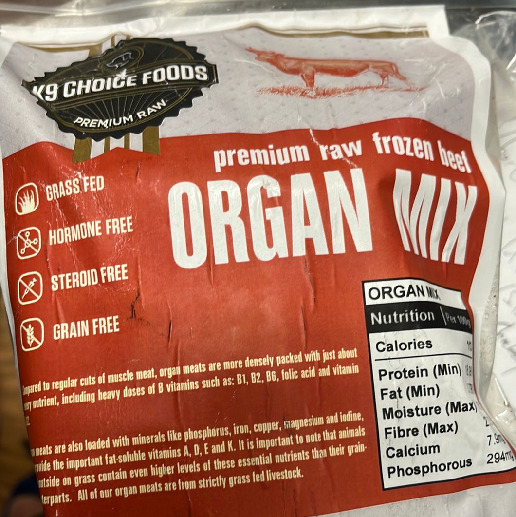 K9 Choice - Fine Ground Organ Mix 1.36kg