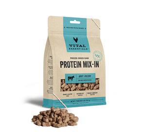 Vital Essentials® Freeze-Dried Raw Protein Mix-In/Mélange de protéines crues lyophilisées (6oz) for Dogs/pour les Chiens