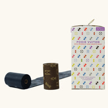 Load image into Gallery viewer, Pooie Vuiton - Extra Thick Eco-Friendly Dog Waste Bags/Sacs à crottes extra épais et écologiques