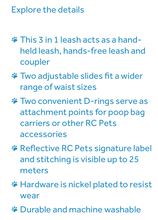 Load image into Gallery viewer, RC Pets Primary Active Leash (8ft)