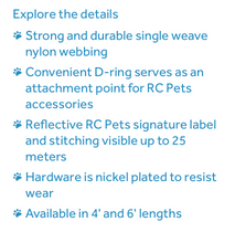 Load image into Gallery viewer, RCPets - Primary Dog Leash/Laisse de base pour chiens