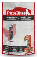 Load image into Gallery viewer, PureBites® - Freeze Dried Chicken Breast Dog Treats/Friandises pour chiens à base de poitrine de poulet lyophilisée