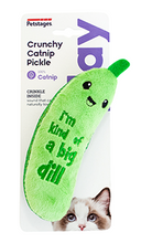 Load image into Gallery viewer, Outward Hound® Petstages® Crunchy Pickle Kicker Dental Cat Toy