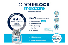 Load image into Gallery viewer, Odourlock® maxCare™ Ultra Premium Unscented Clumping Litter/Litière agglomérante non parfumée Ultra Premium 12kg
