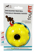 Load image into Gallery viewer, foufouBRANDS™ fouFIT™ Bumper Treat Ball Treat Dispensing Toy for Dogs
