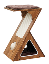 Load image into Gallery viewer, PetPals Group© ZIGZAG 2-Level Cat Tree/Arbre à chat à 2 niveaux