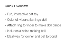 Load image into Gallery viewer, Gigwi - Finger Teaser Flamingo Cat Toy