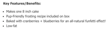 Load image into Gallery viewer, Bocce's Bakery Birthday Cake Bake-At-Home Cake Mix for Dogs/Gâteau d'anniversaire à préparer à la maison pour chiens (9oz)