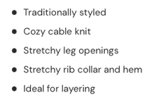 Load image into Gallery viewer, Shedrow K9 Brentwood Cable Knit Dog Sweater (2024/25)