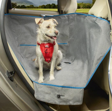 Load image into Gallery viewer, Kurgo Half Hammock Heather Grey Coastal Blue