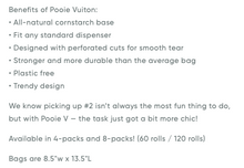 Load image into Gallery viewer, Pooie Vuiton - Extra Thick Eco-Friendly Dog Waste Bags
