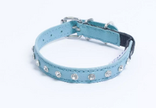 Load image into Gallery viewer, Angel Athens Cat Collar with Rhinestones 10&quot; X 1/2&quot;

