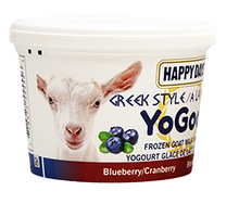 Load image into Gallery viewer, HAPPY DAYS YoGoat - Greek Style Frozen Goat Milk Yogurt/Yaourt glacé au lait de chèvre à la grecque (475g)