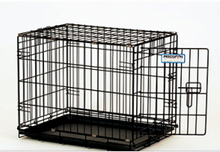 Load image into Gallery viewer, Precision® ProValue - 2-Door Black Wire Dog Crate/Cage pour chien en fil noir à 2 portes