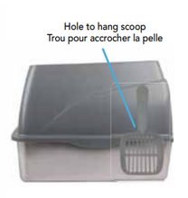 Load image into Gallery viewer, ALL FOR PAWS - No Mess - Stainless Steel Litter Box/Bac à litière acier inoxydable