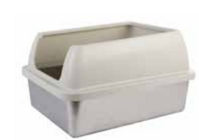 Load image into Gallery viewer, ALL FOR PAWS - Enclosed Stainless Steel Litter Box/Bac à litière fermé en acier inoxydable