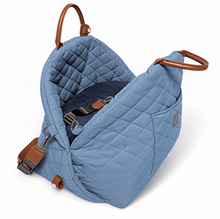 Load image into Gallery viewer, 4 Cats & Dogs - Mew Mew - Car Bed Blue Steel/Lit d'auto en acier bleu