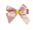 Load image into Gallery viewer, Aria® - Tiny Bows with Gold Beads/Petits nœuds avec des perles dorées
