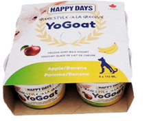 Load image into Gallery viewer, HAPPY DAYS YoGoat - Greek Style Frozen Goat Milk Yogurt/Yaourt glacé au lait de chèvre à la grecque (4x110ml)