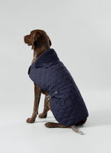 Charger l'image dans la galerie, Hackett x Hugo Hudson - Navy Quilted Dog Jacket/Blouson matelassée bleu marine pour chien