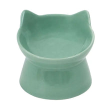 Load image into Gallery viewer, Ancolยฎ -Raised Cat Feeder Sage Green/Mangeoire surรฉlevรฉe pour chat, vert sauge