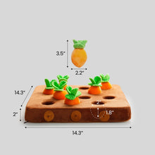 Load image into Gallery viewer, Nocciola - Food Dispensing Carrot Farm Enrichment Toy/Jouet d'enrichissement « Ferme de carottes distributeur de nourriture »