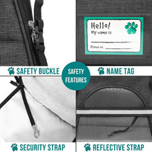 Load image into Gallery viewer, Heather Tote Bag Pet Carrier/Sac de transport pour animaux Heather Tote Bag