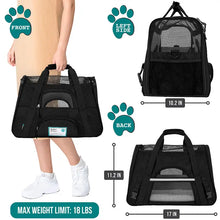 Load image into Gallery viewer, Classic Tote Bag Pet Carrier/Sac fourre-tout classique pour animaux de compagnie