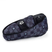 Charger l'image dans la galerie, Haute Diggity Dog - Black Checker Chewy Vuiton Loafer Squeaker Dog Toy