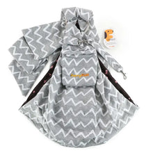 Load image into Gallery viewer, Furry Fido - Chevron Adjustable Pocket Pet Sling/Écharpe de poche réglable pour animaux de compagnie Chevron