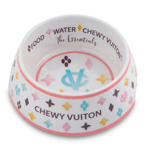 Charger l'image dans la galerie, Haute Diggity Dog - White Chewy Vuitton Bowl