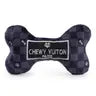 Load image into Gallery viewer, Haute Diggity Dog - Black Checker Chewy Vuiton Bones