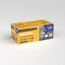 Charger l'image dans la galerie, Healthy Paws - Complete Small Dog Dinners/Repas complets pour petits chiens (12x100g)